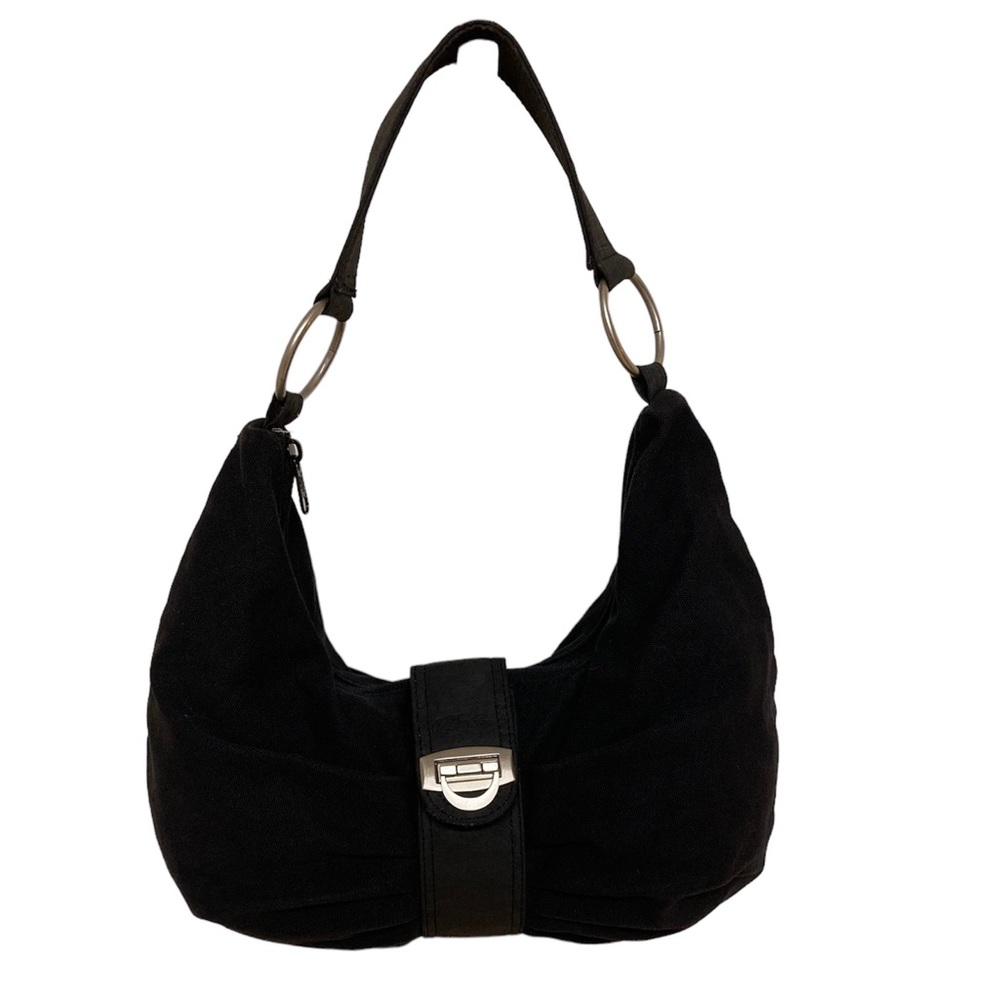 Vintage Dakine Slouchy Crescent-shaped Shoulder Hobo Bag in Black